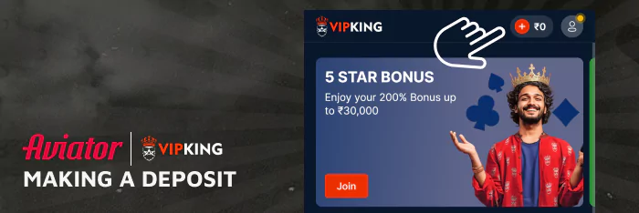 How to deposit at VipKing Aviator - Step by Step Instruction